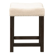 Heatherbrook - Upholstered Console Stool - Charcoal & Ash