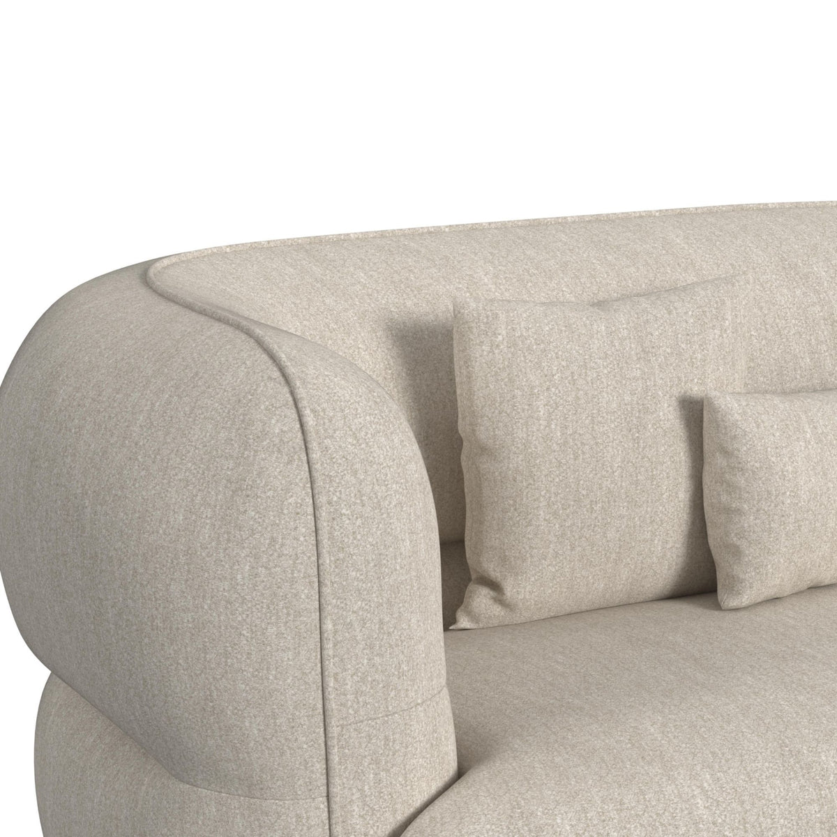 Four Seasons - Sectional Set With 6 Pillows - Camel