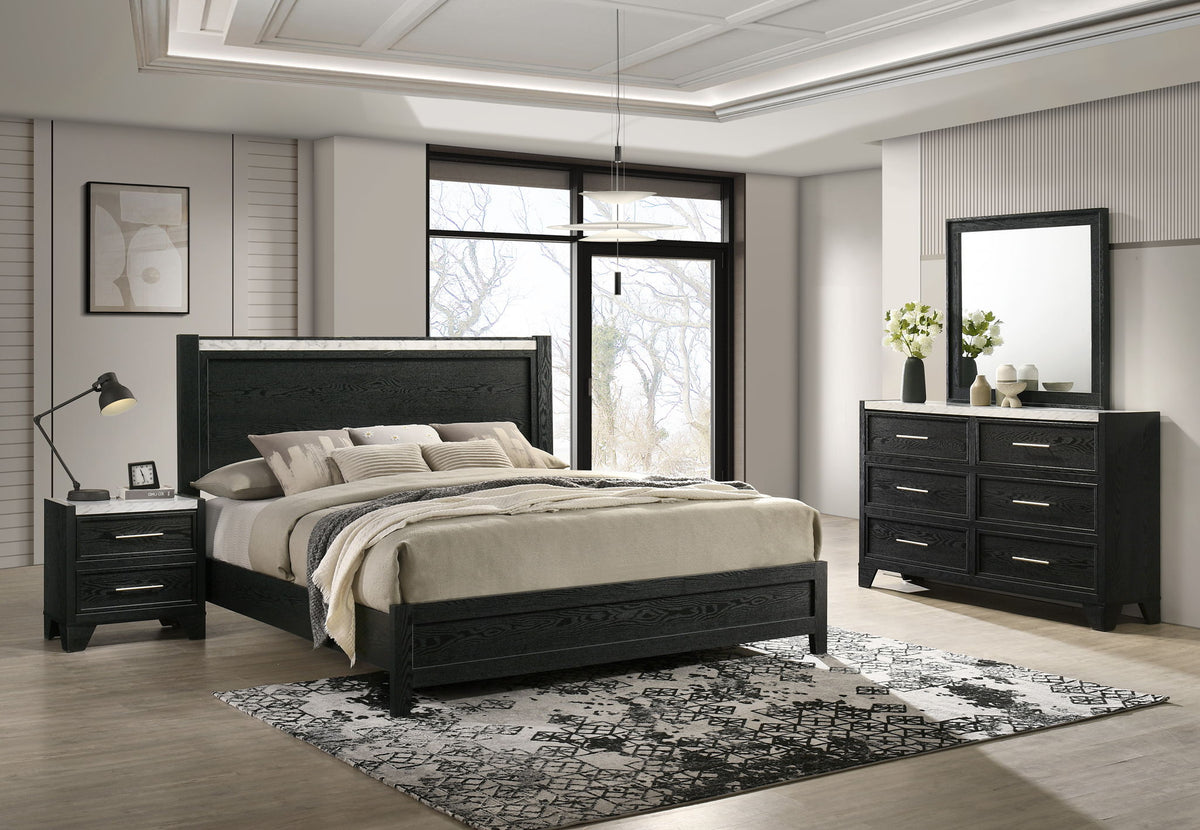 Lamar - Queen Bed - Black
