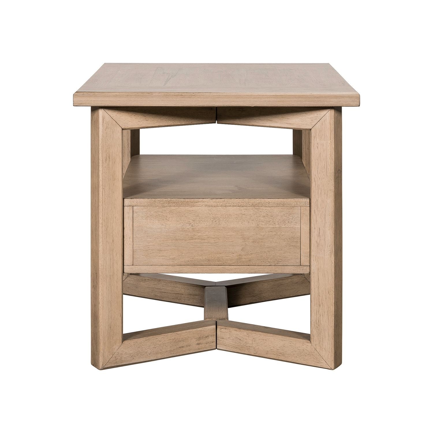 Proximity Place - Rectangular End Table - Barley Buff