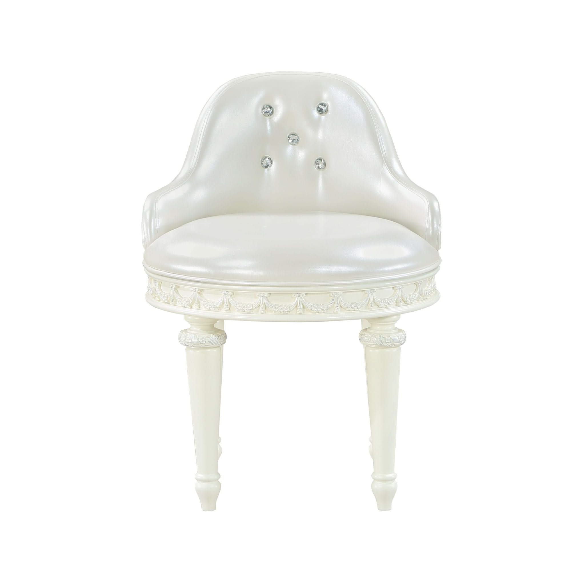 Dorothy - Vanity Chair With Swivel Chair Only - Ivory