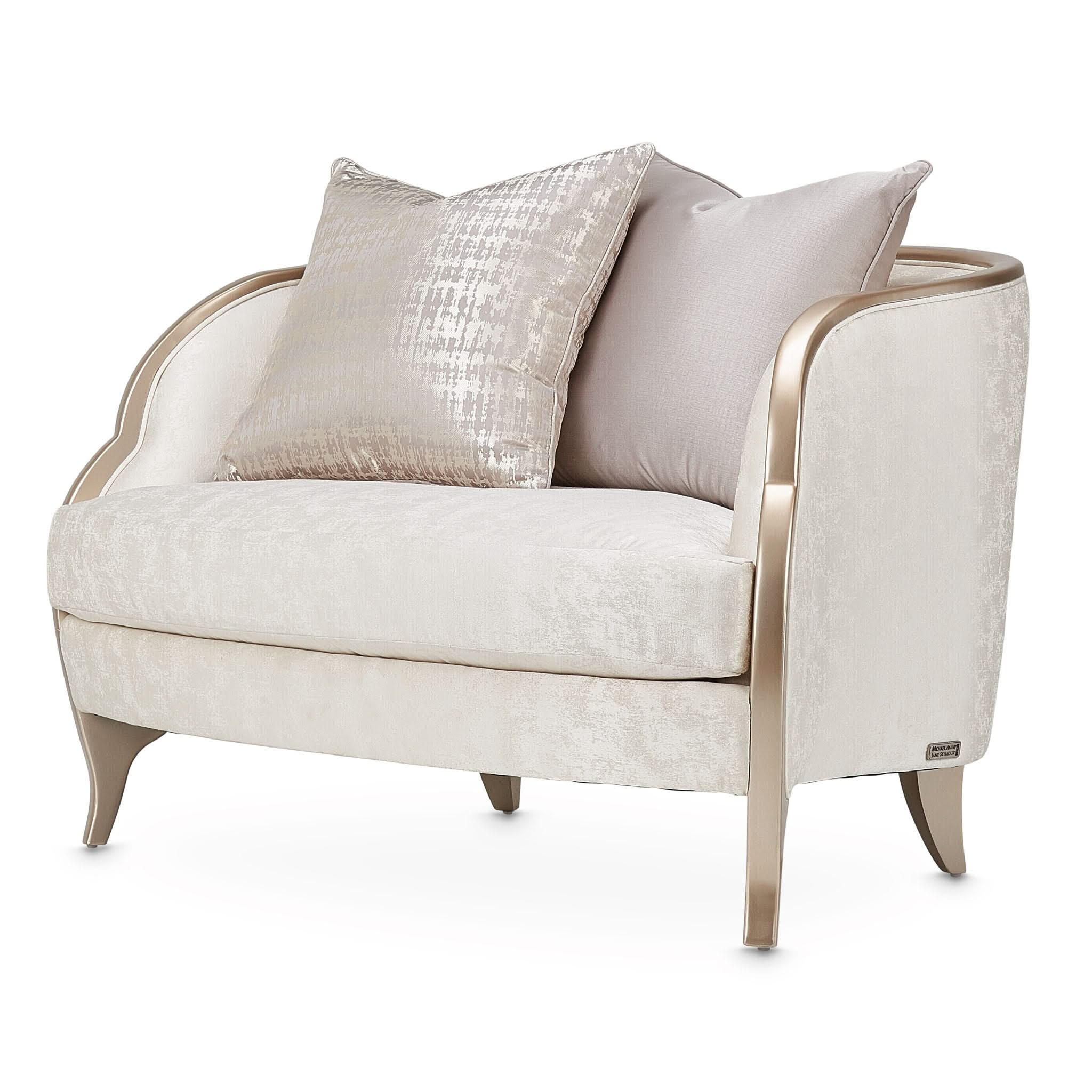 Malibu Crest - Chair And Half - Cloud White / Chardonnay