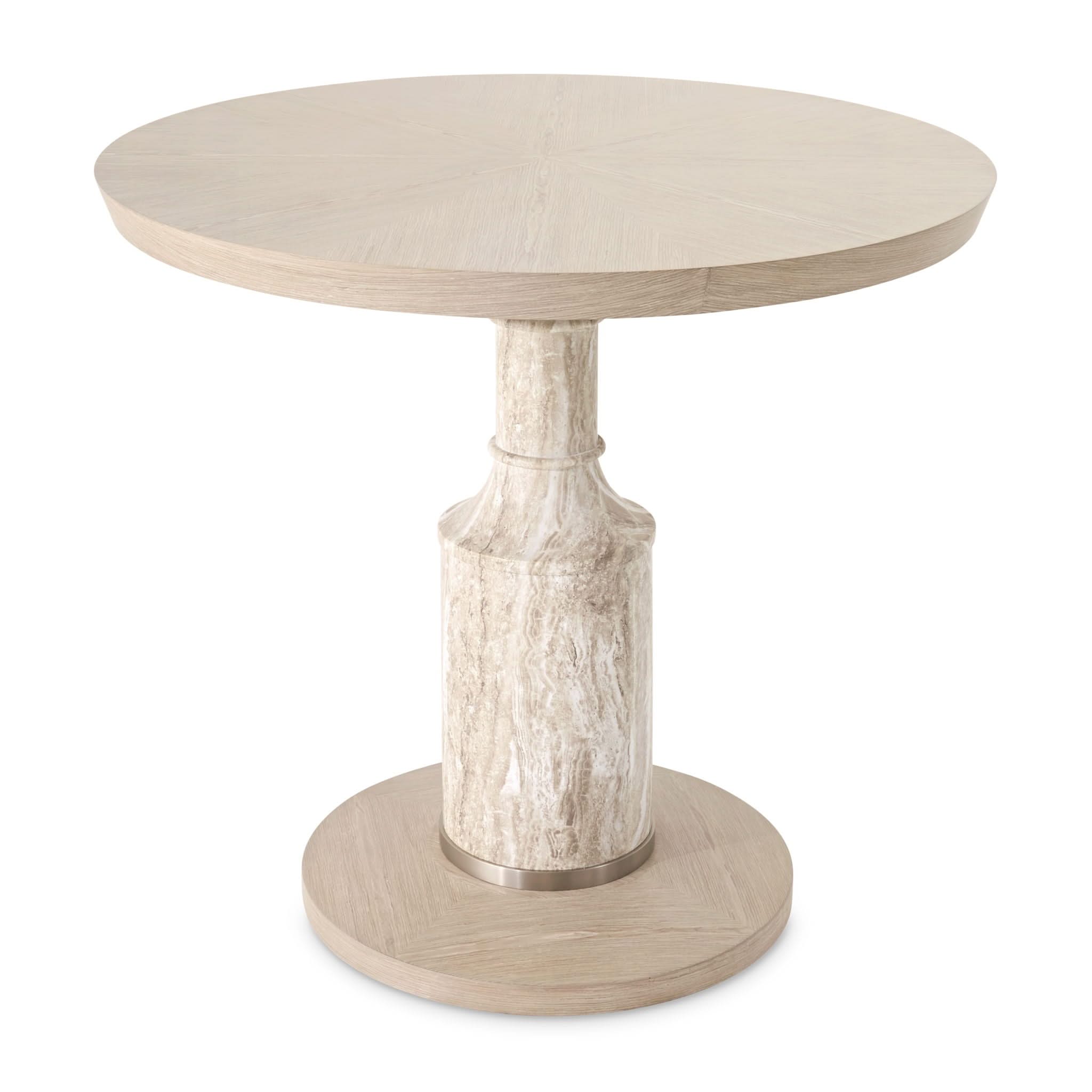 Lotus Bay - 40" Round Gathering Table - Sand