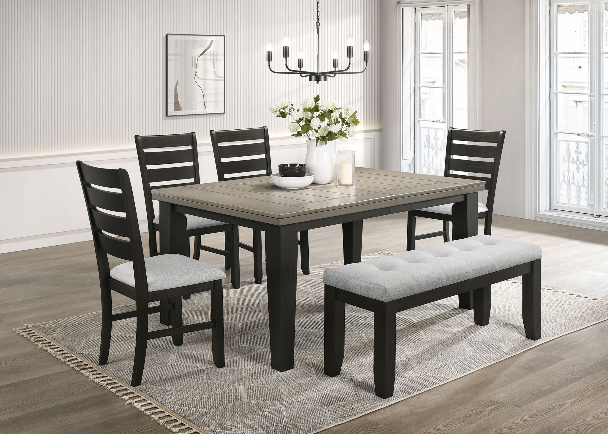 Bardstown - Side Chair (Set of 2) - Light Gray