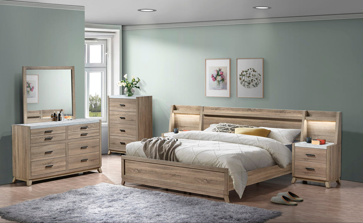Tilston - Dresser & Mirror - Natural