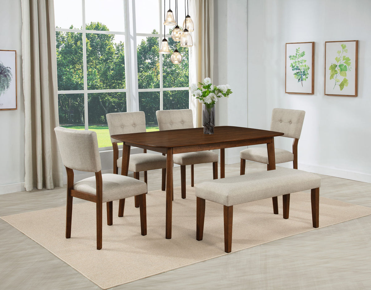 Gregory - Side Chair (Set of 2) - Beige / Brown
