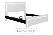 Brizmore - Queen Panel Rails - Black