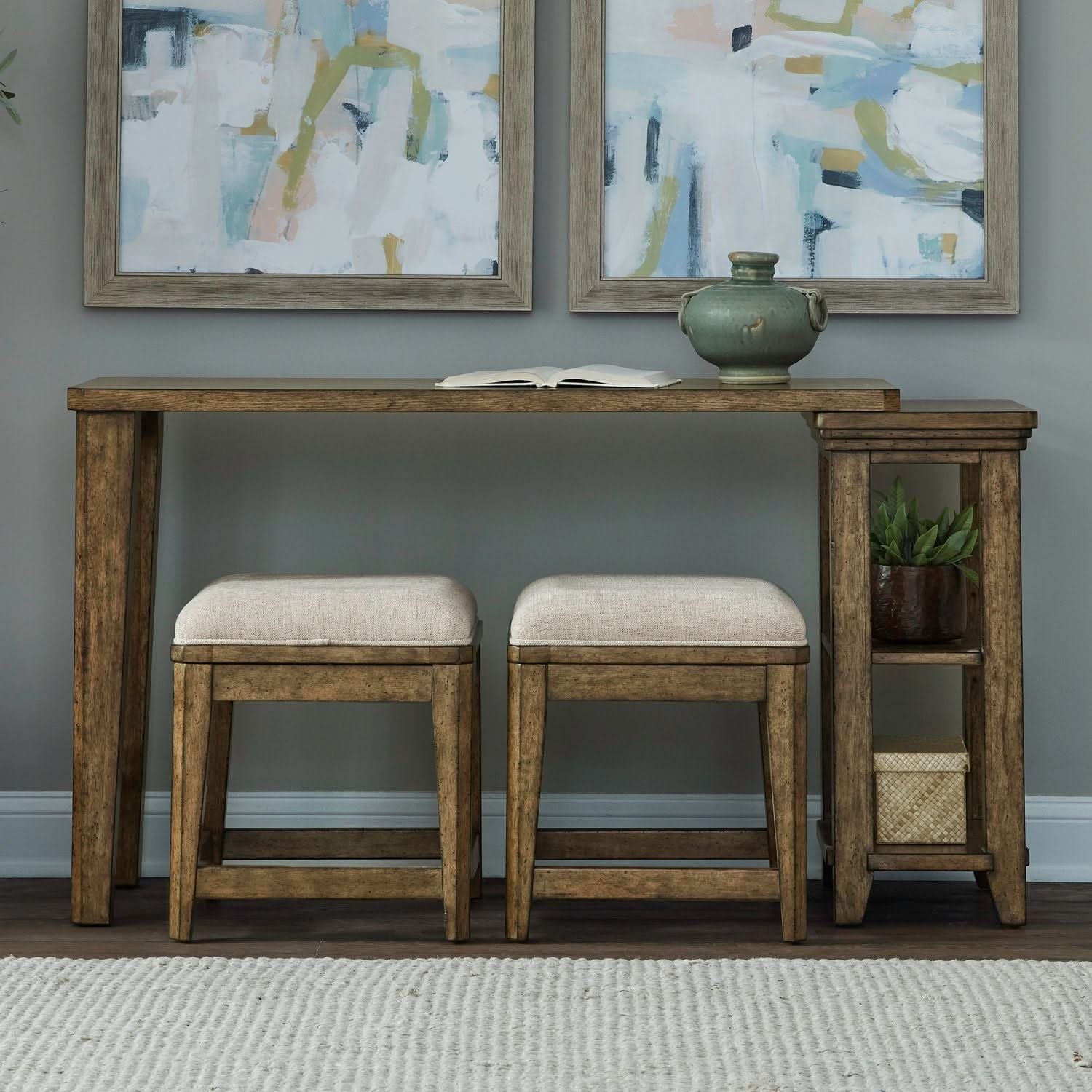 Carolina Park - 3 Piece Console Set - Amber Brown