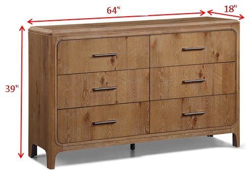 Westcott - Queen 5 Piece Bedroom Set - Cerused Natural