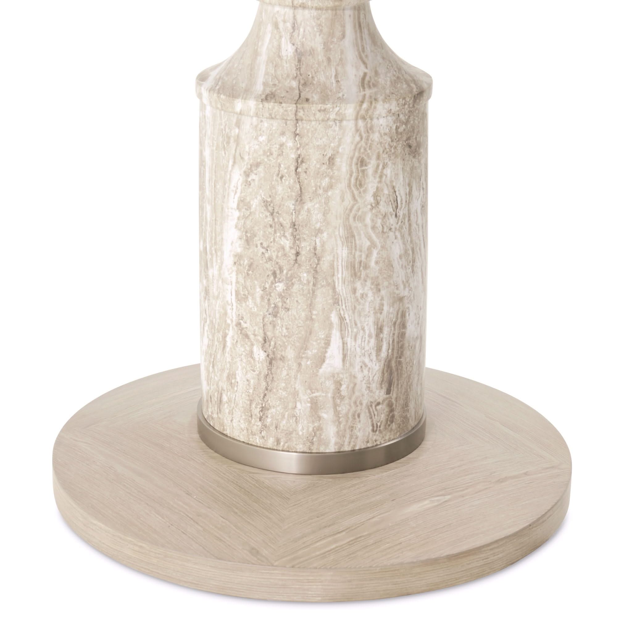 Lotus Bay - 40" Round Gathering Table - Sand