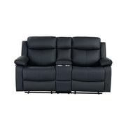 Blanche - Console Reclining Loveseat With LED Lights And Speakers