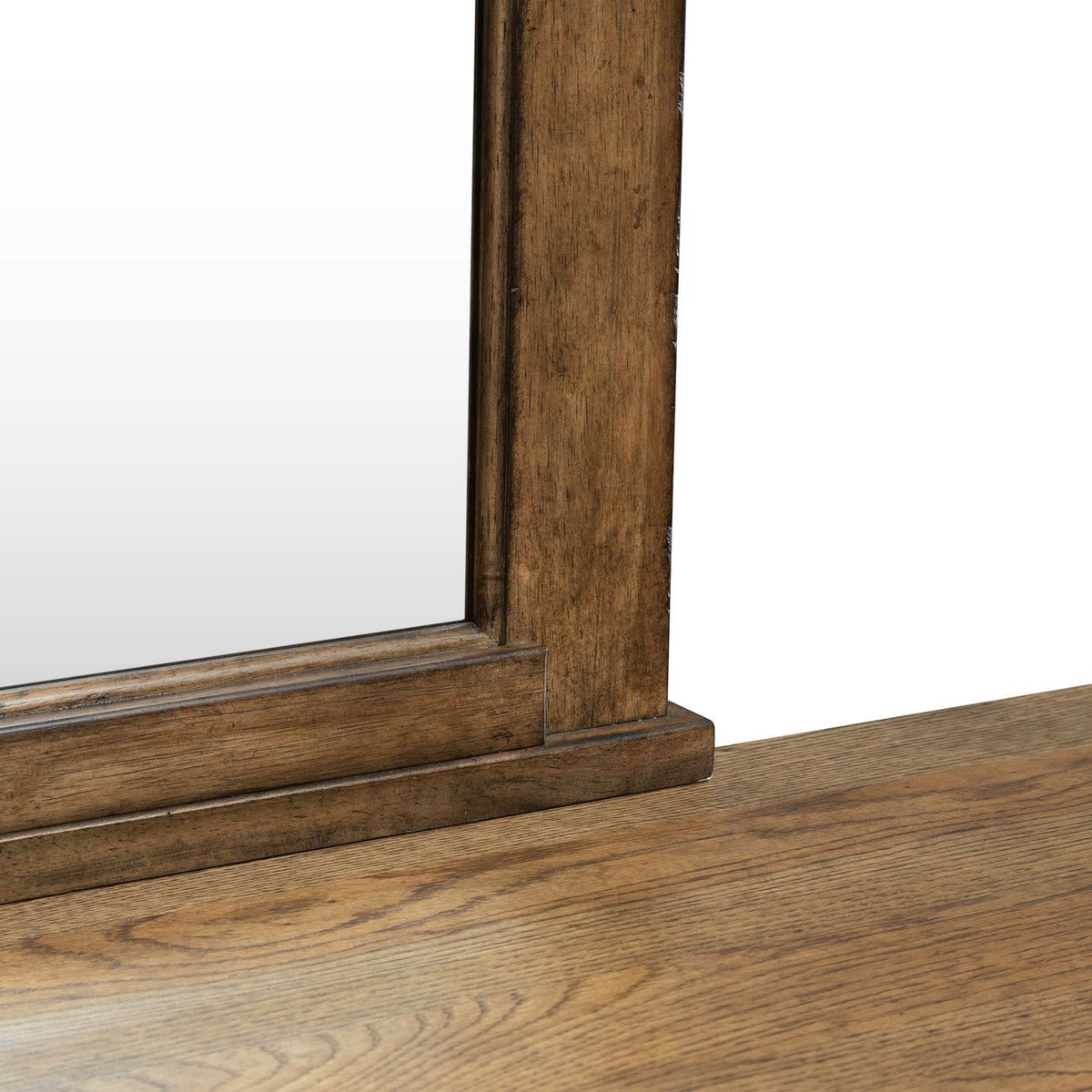 Carolina Park - Dresser & Mirror - Amber Brown