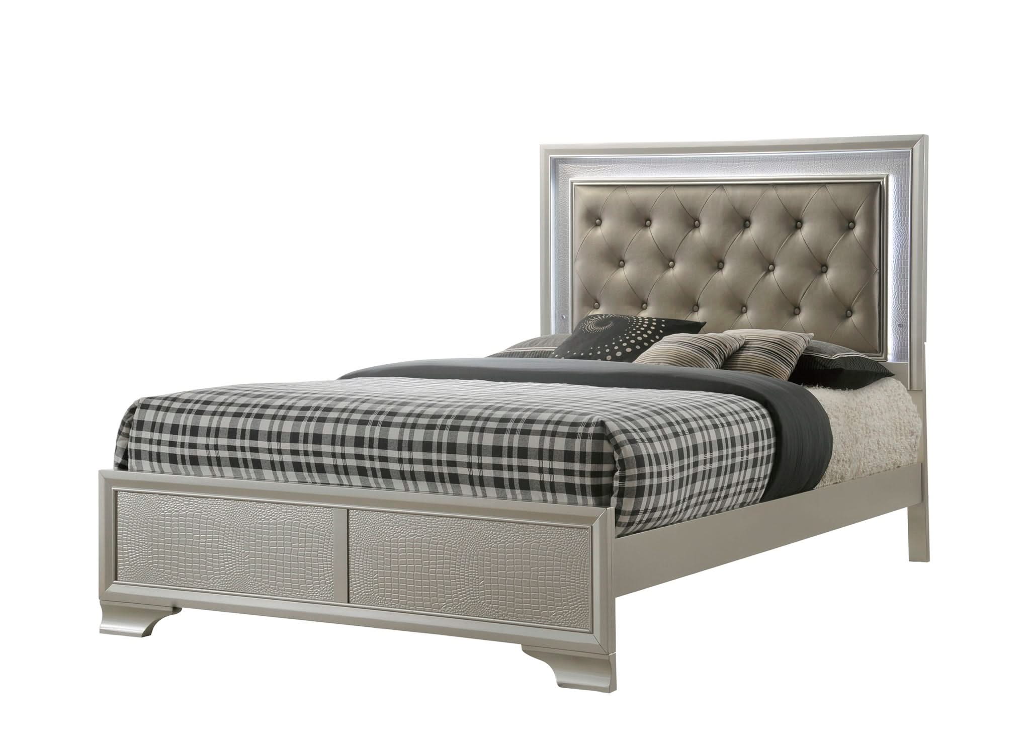 Lyssa - Queen Bed - Champagne