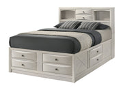 Emily - Queen Captains Bed - White