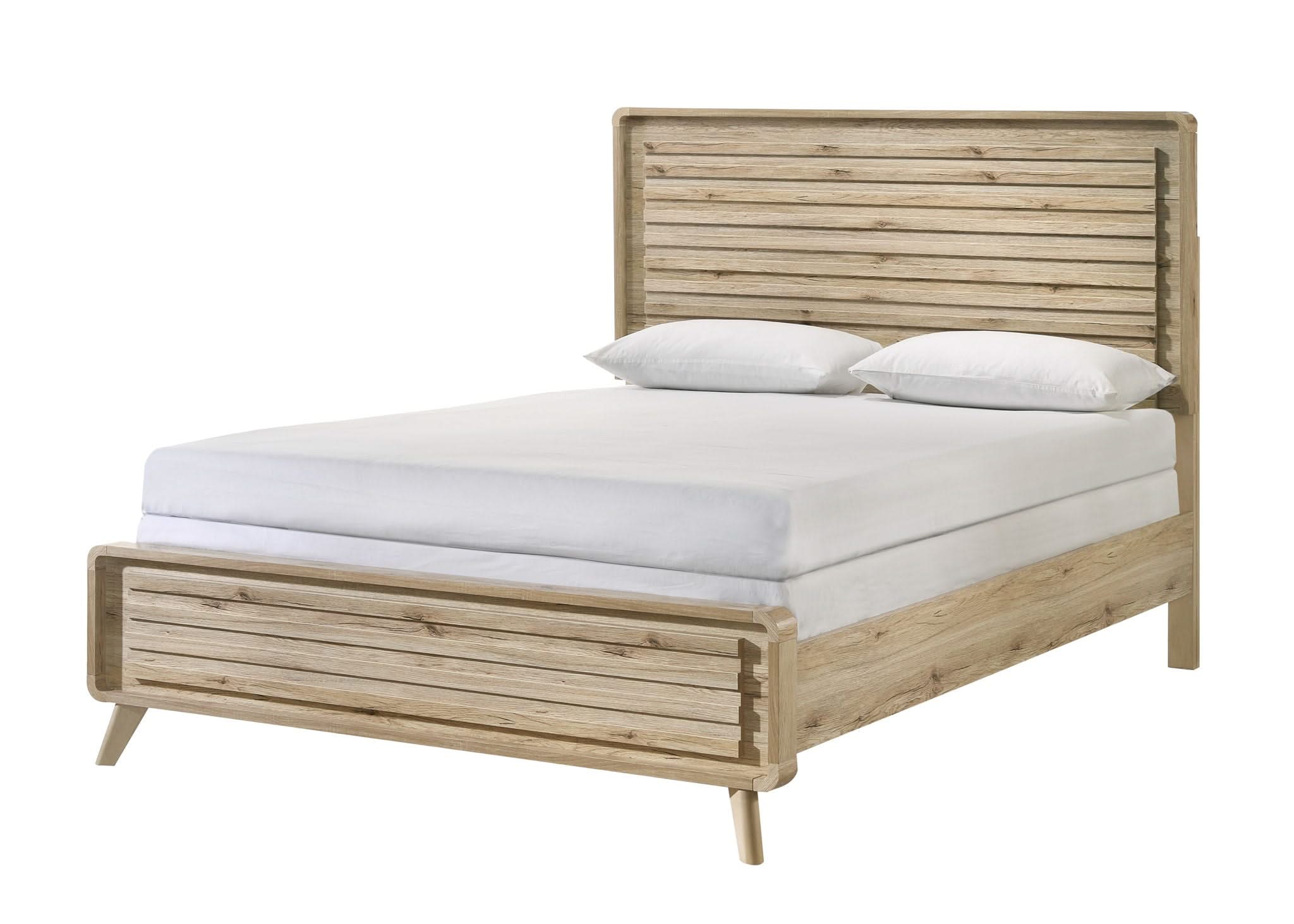 Dawson - Queen Bed - Light Brown
