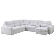 Snyder - 6 Piece Sectional - White