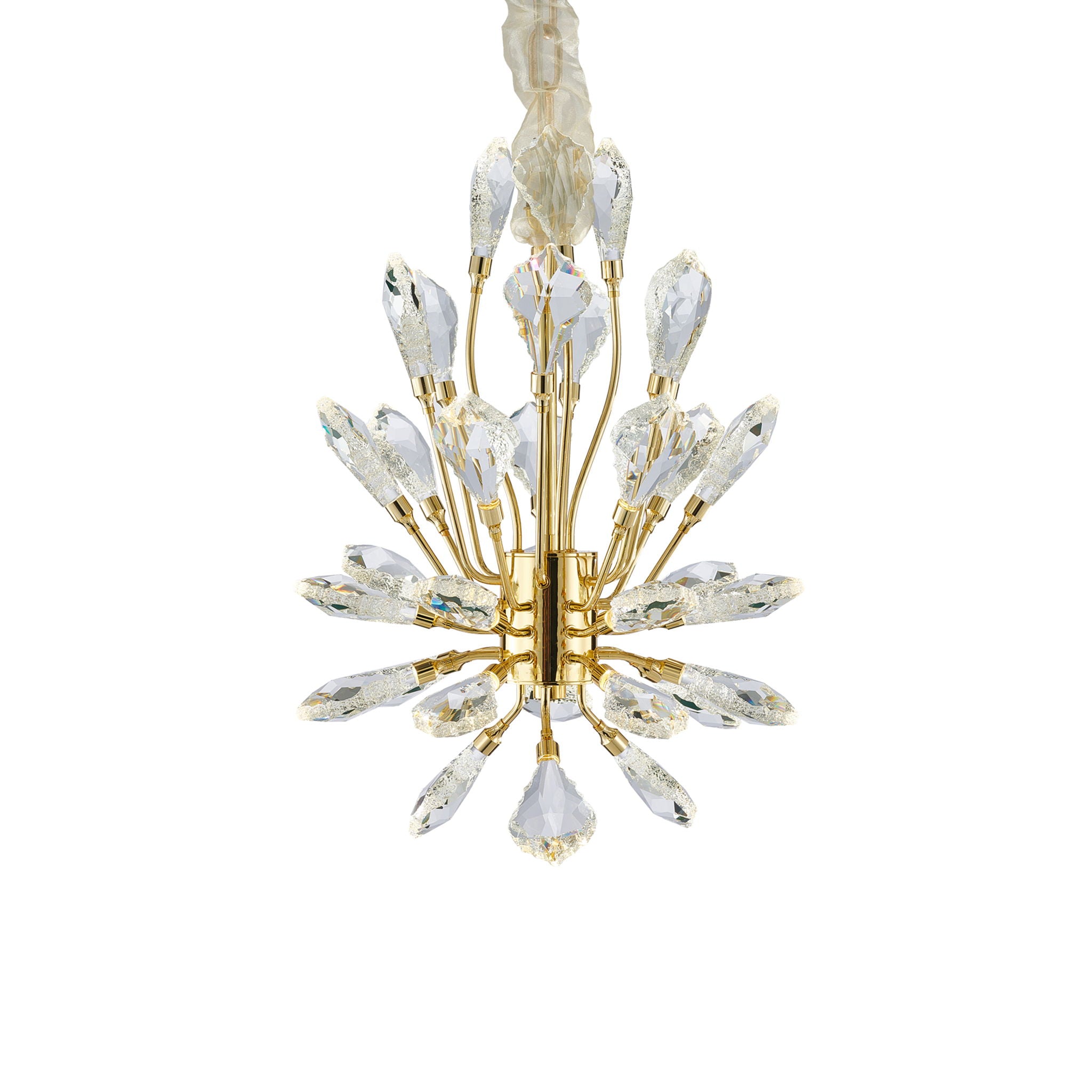 Michael Amini Lighting - Astra 18" Crystal LED Chandelier - Gold