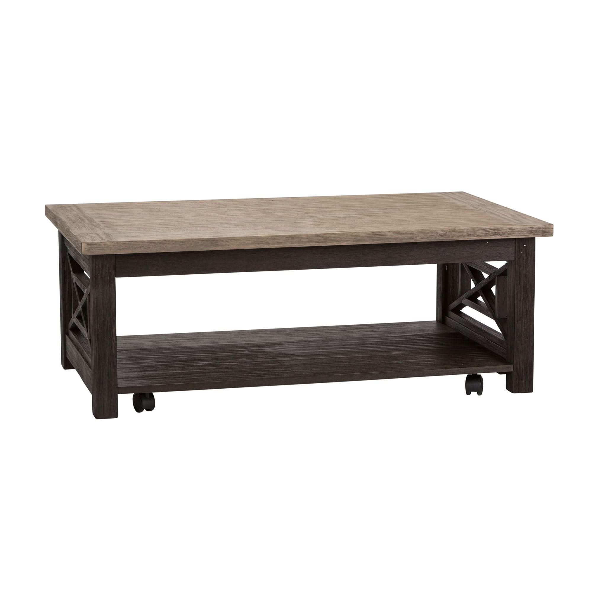 Heatherbrook - Cocktail Table - Charcoal & Ash