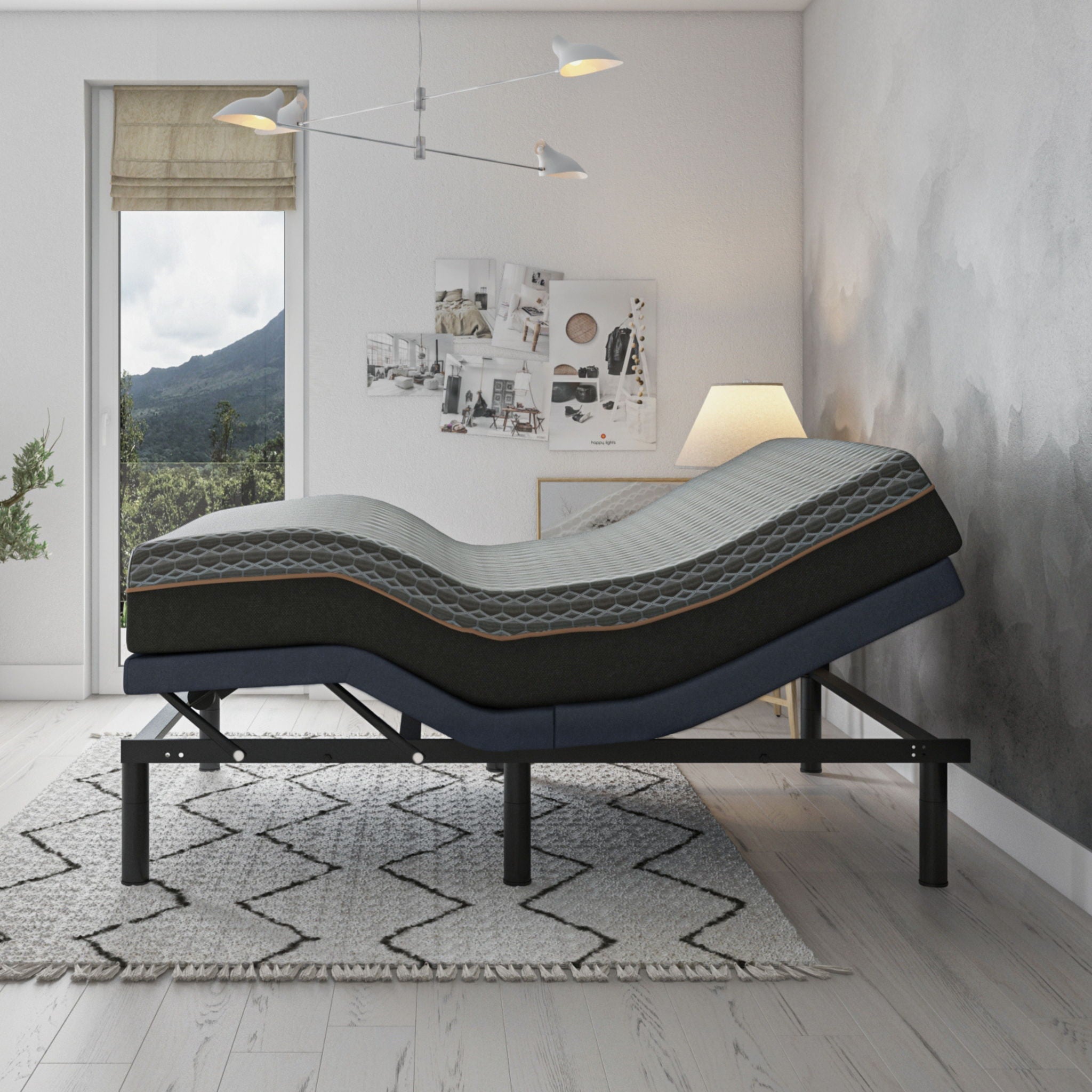 Copper Lux Hybrid - 14" Mattress With Copper Infused Contouring Memory Comfort Layer And Supportive Coil System