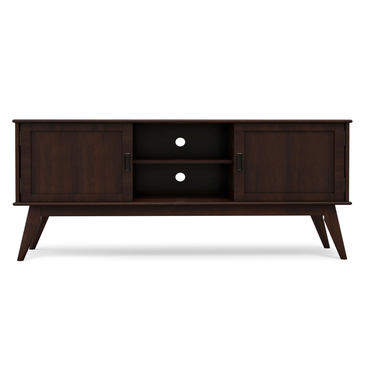 Draper - Handcrafted Mid Century Low TV Media Stand
