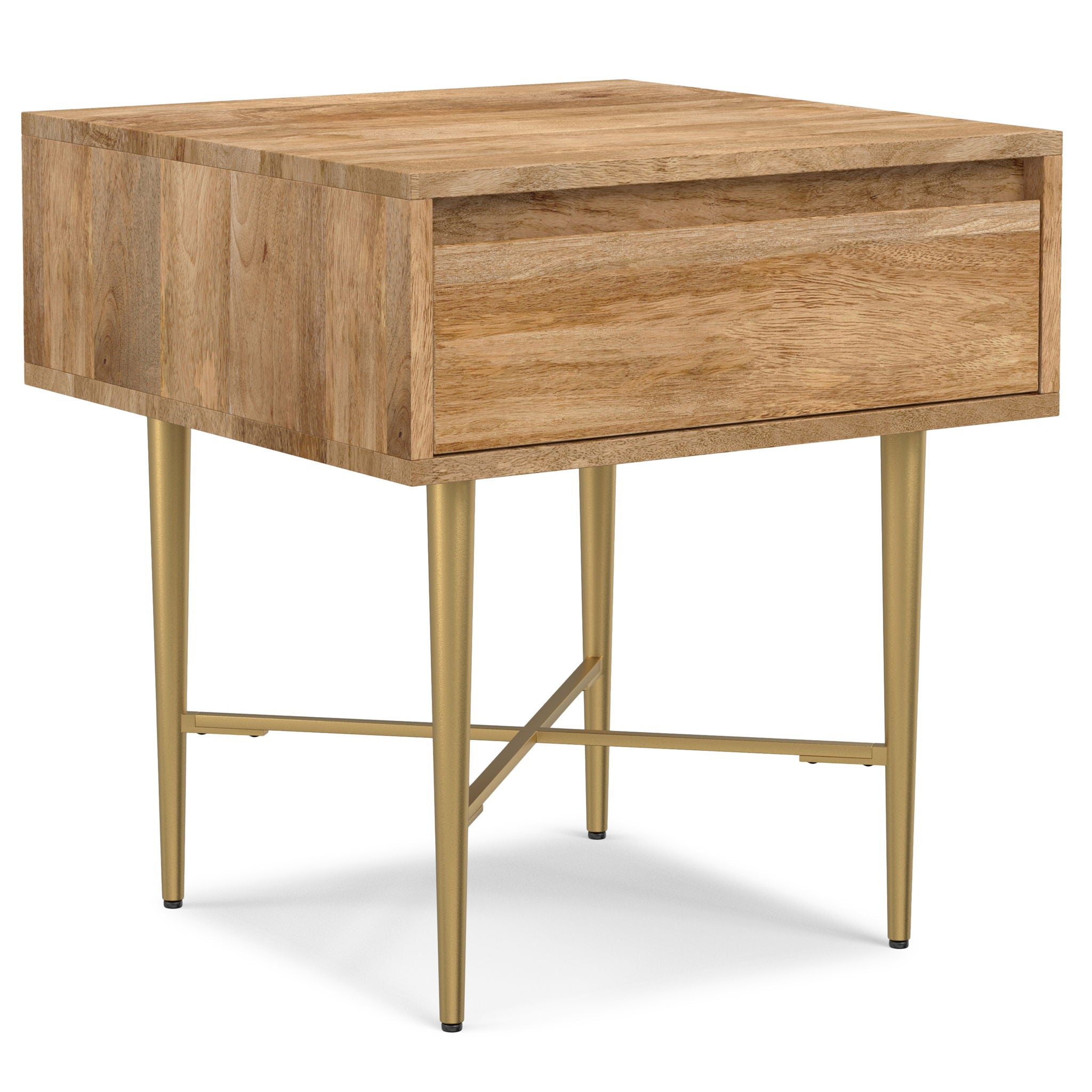 Fallon - End Table With Drawer - Natural