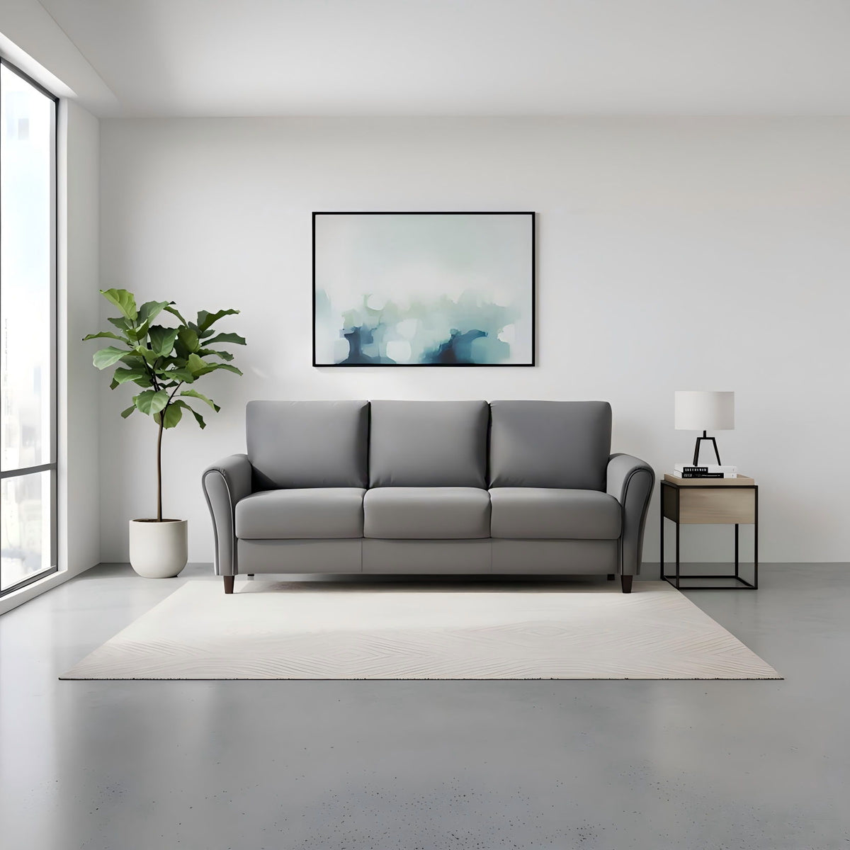 Patricia - Curved Arm 3 Seater Sofa