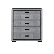 Isaiah - Upholstered Chest With LED Lighting