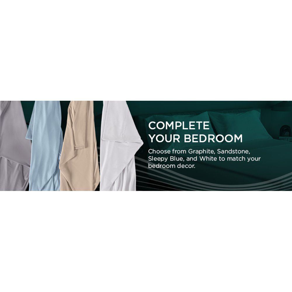 Tempur-Adapt - Tempur-Adapt Luxe Egyptian Cotton Sheets - Graphite