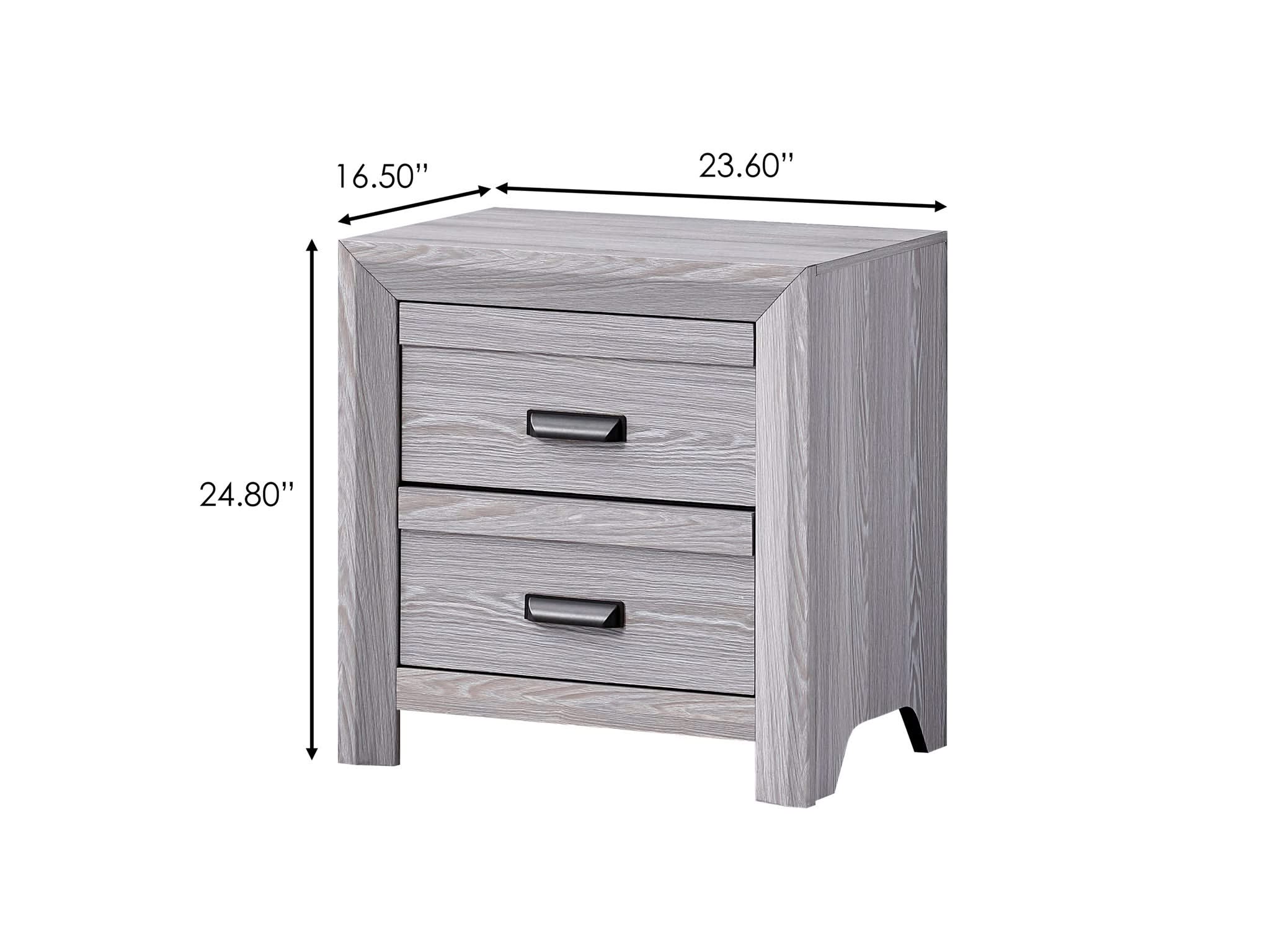 Adelaide - Nightstand - Drift Wood
