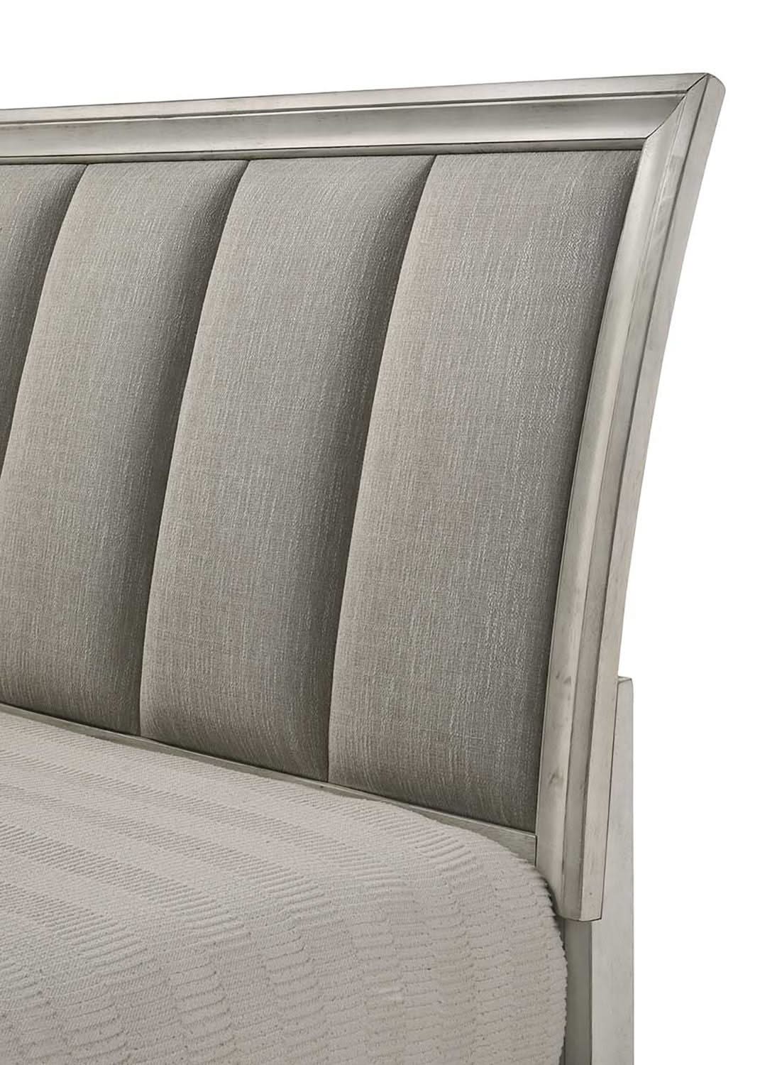 Jaymes - King 5 Piece Bedroom Set - White Mist