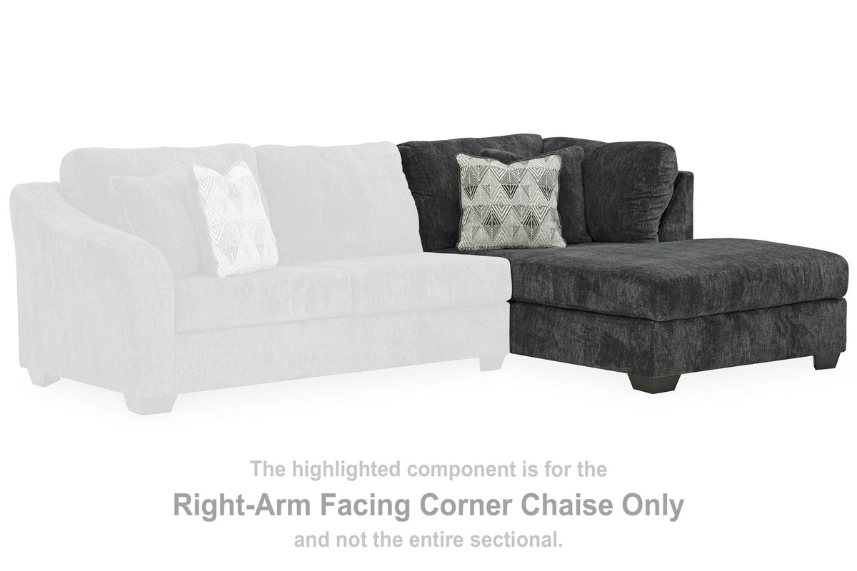 Biddeford - Raf Corner Chaise - Shadow