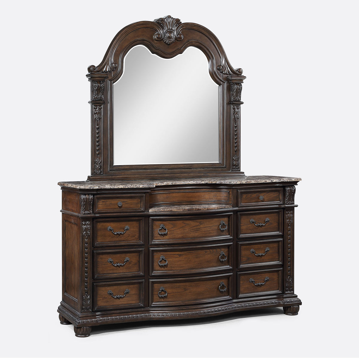 Stanley - California King 4 Piece Bedroom Set - Oak