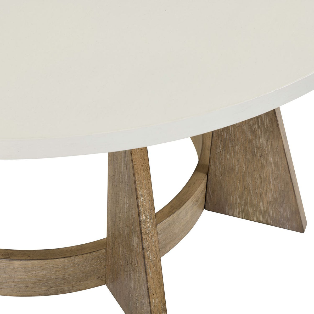 Berkley Square - Round Cocktail Table - Linen & Khaki
