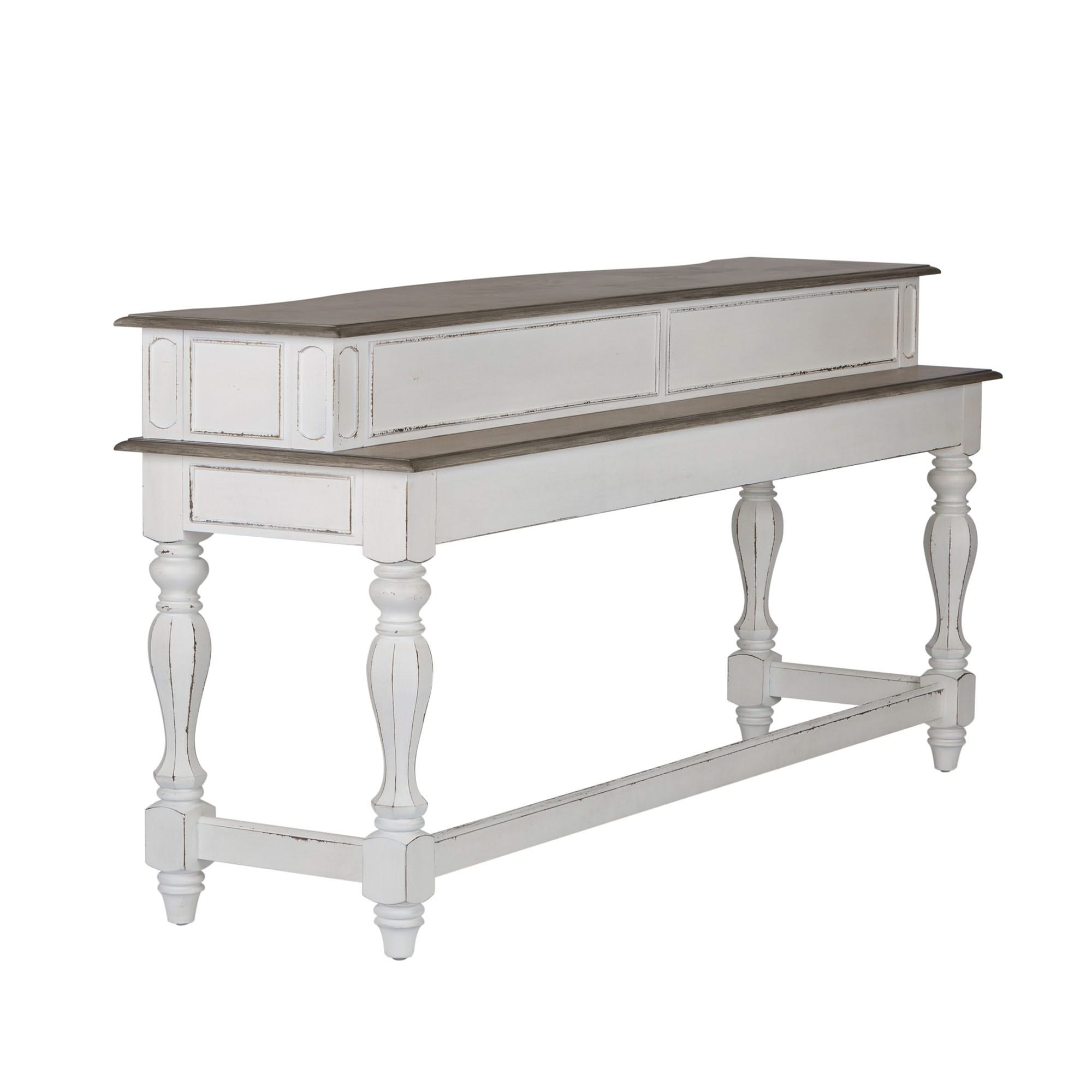 Magnolia Manor - Console Bar Table - Antique White