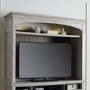 Heartland - Entertainment Hutch - Antique White / Tobacco Tops