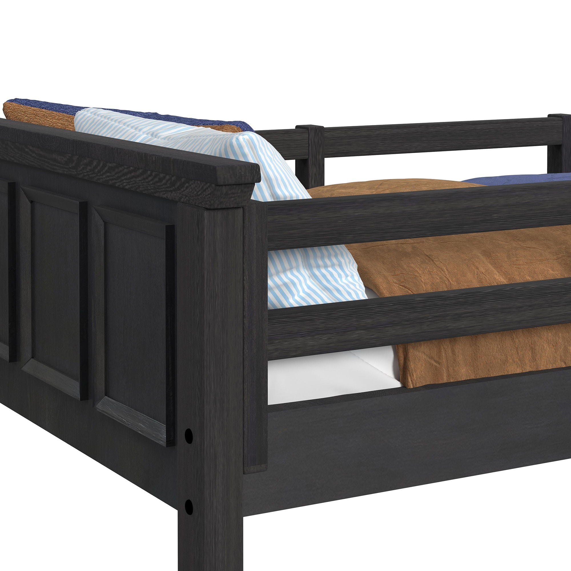 Hampton Kids - Bunk With Staircase And Trundle Bedroom Set