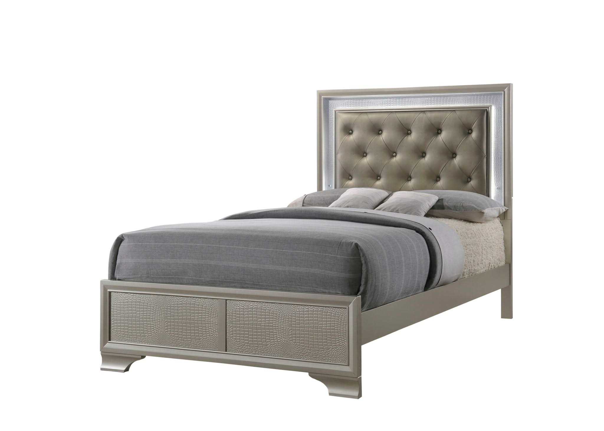 Lyssa - Full 4 Piece Bedroom Set - Champagne