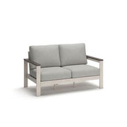 Vista Highlands - Loveseat With Cushion - Brown / White