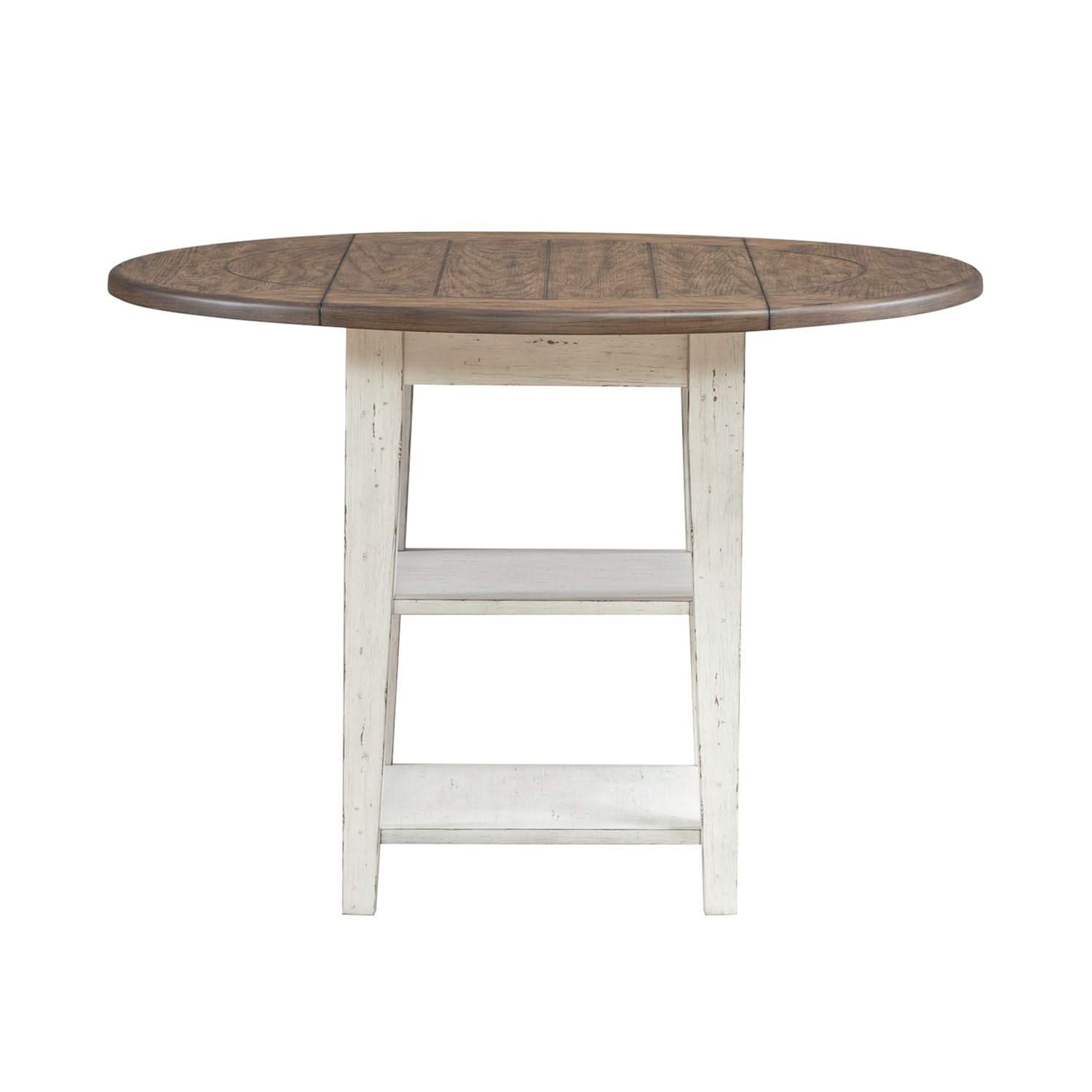Al Fresco - Drop Leaf Table - Graphite & Whitestone