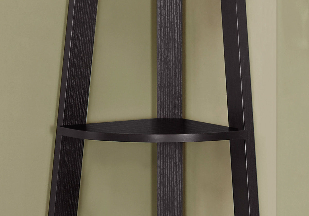 5 Tier Bookshelf, Bookcase, Etagere, Corner, For Office, Contemporary & Modern - Exclusive Furniture