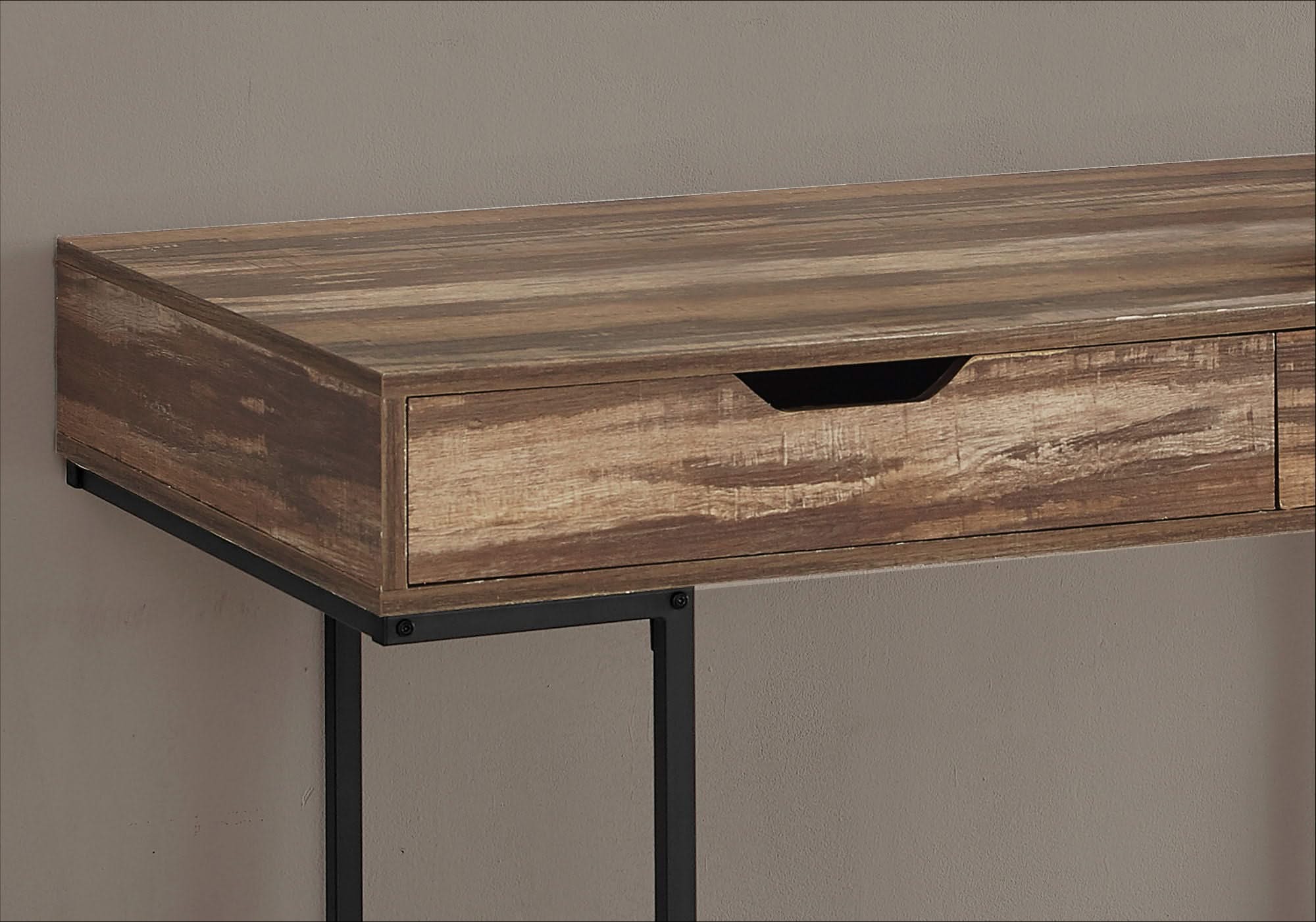 Computer Desk For Home Office, Laptop, Storage Drawers, Contemporary & Modern