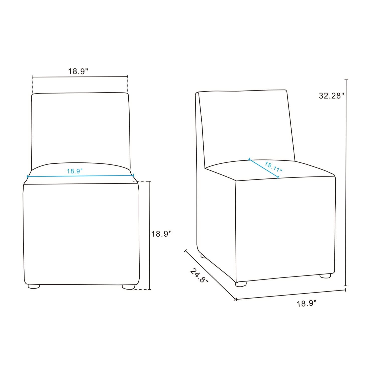 Anna - Square Dining Chair