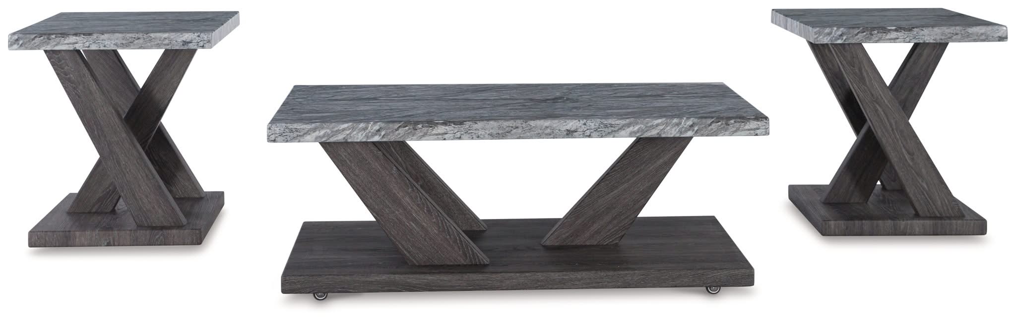 Bensonale - Occasional Table Set (Set of 3) - Brown / Gray