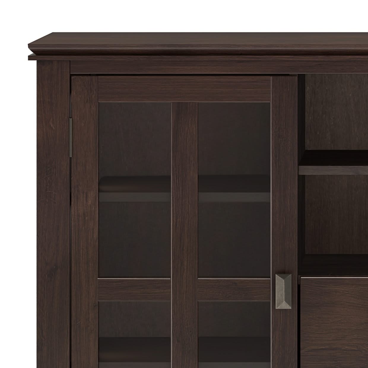 Artisan - Tall TV Media Stand - Dark Chestnut Brown