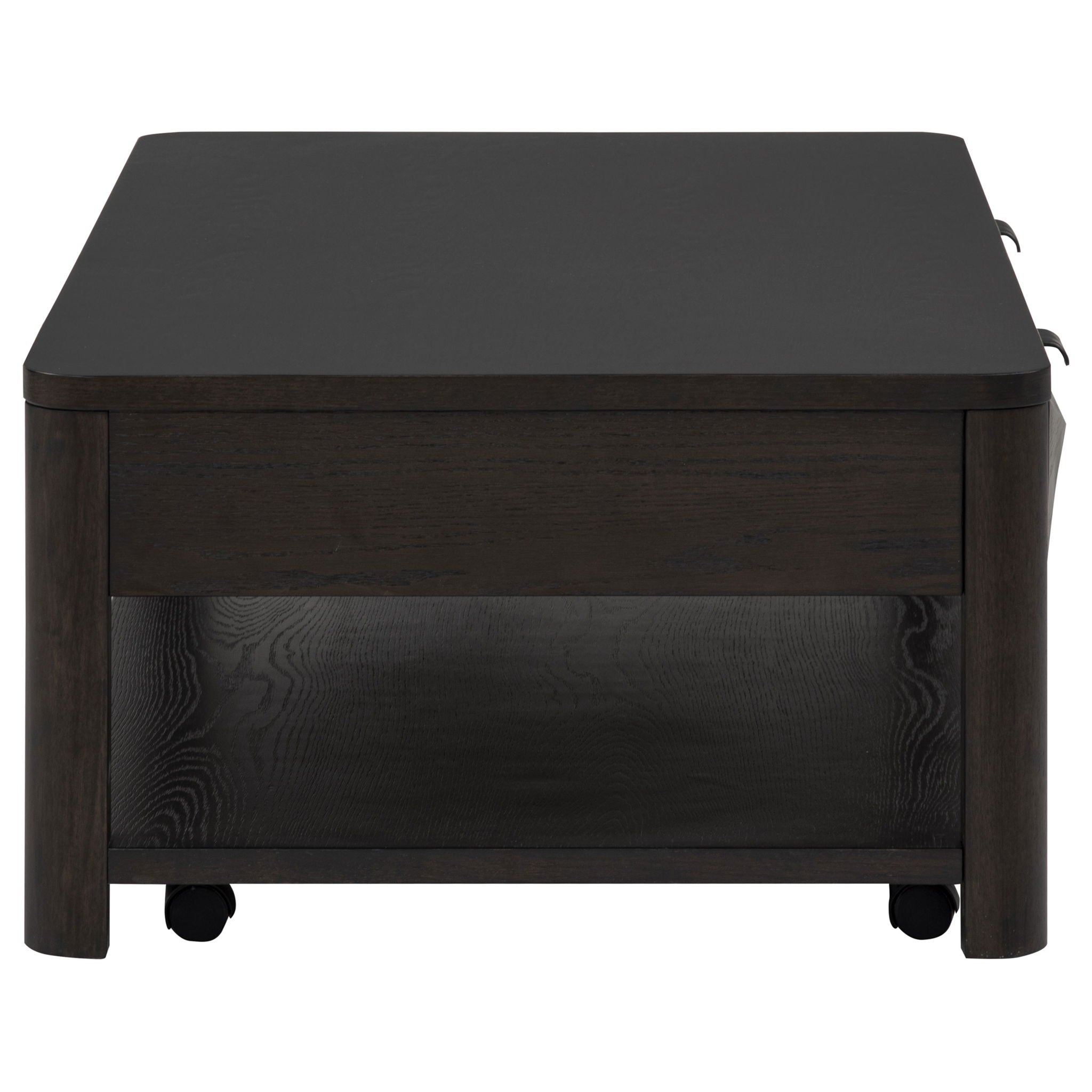 Marcelo Wood Coffee Table with 2 Drawers and Shelf Coffee