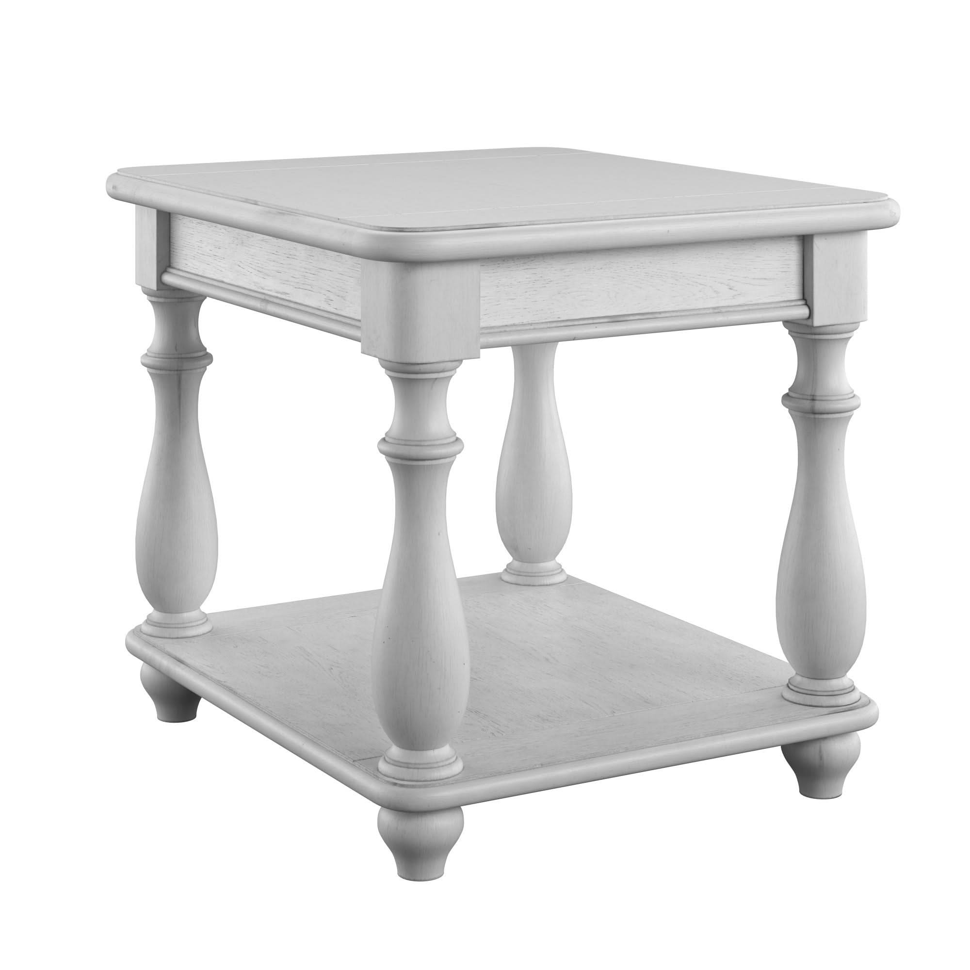 Square End Table - Gray