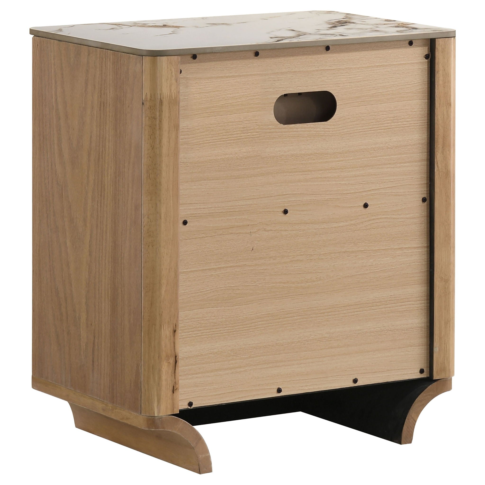 Leanne 5-piece Eastern King Bedroom Set Light Oak