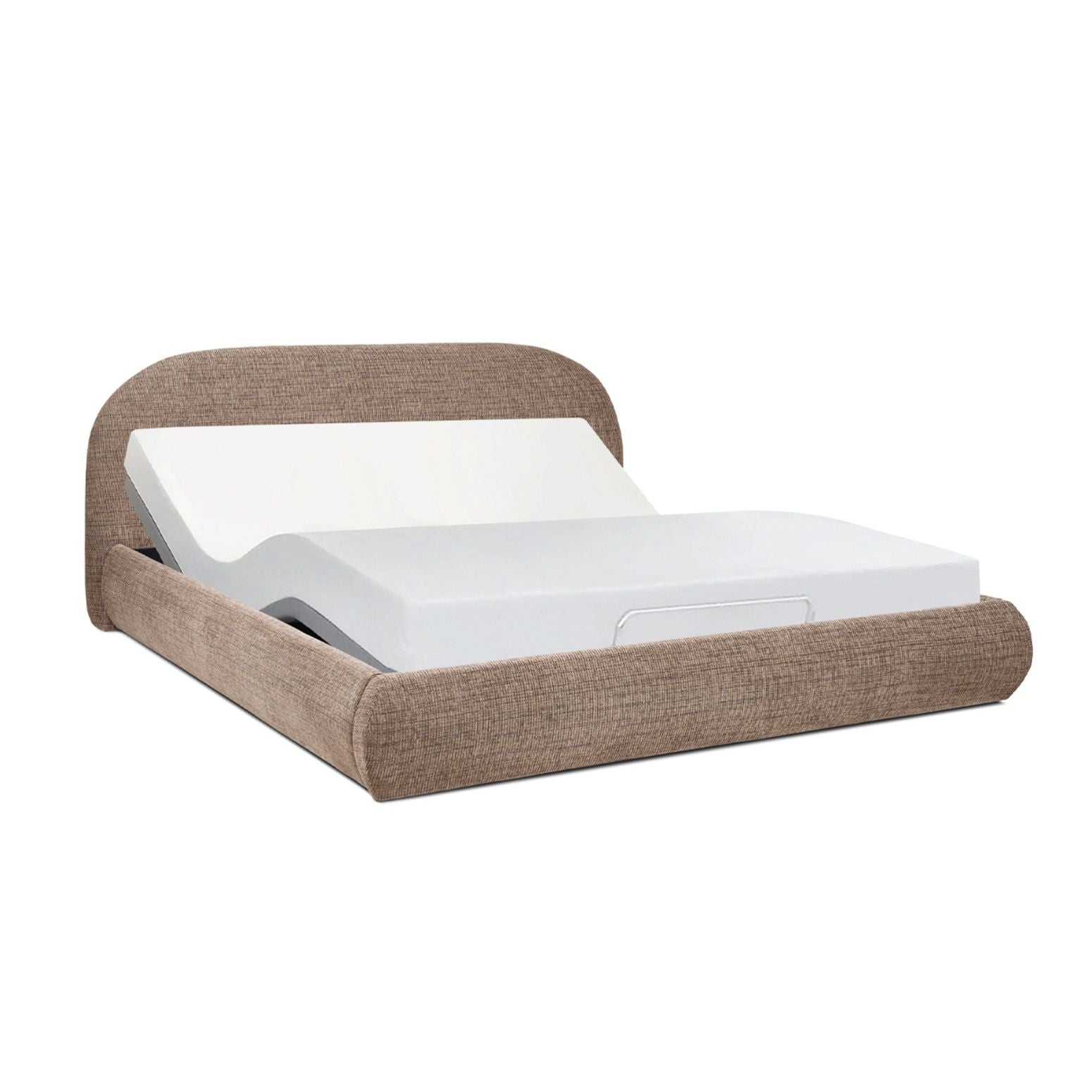 Archie Puffy Grounded - Upholstered Platform Bed
