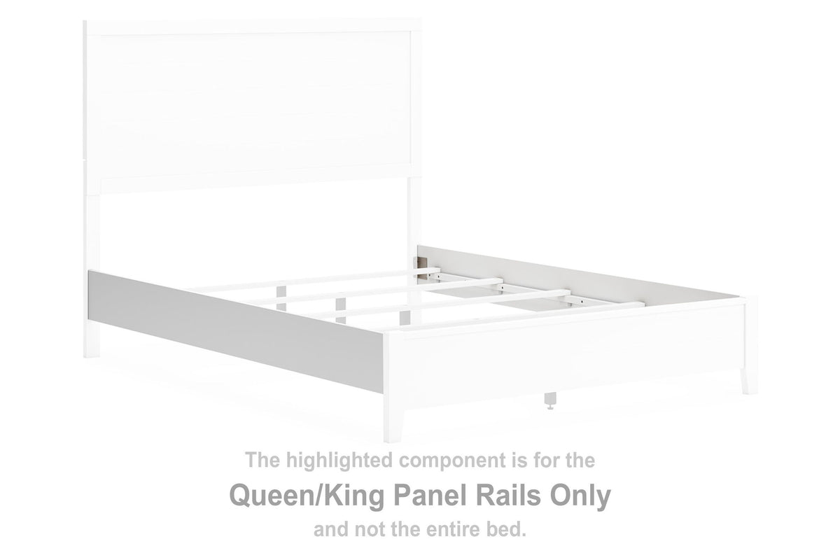 Binterglen - Queen/King Panel Rails - White