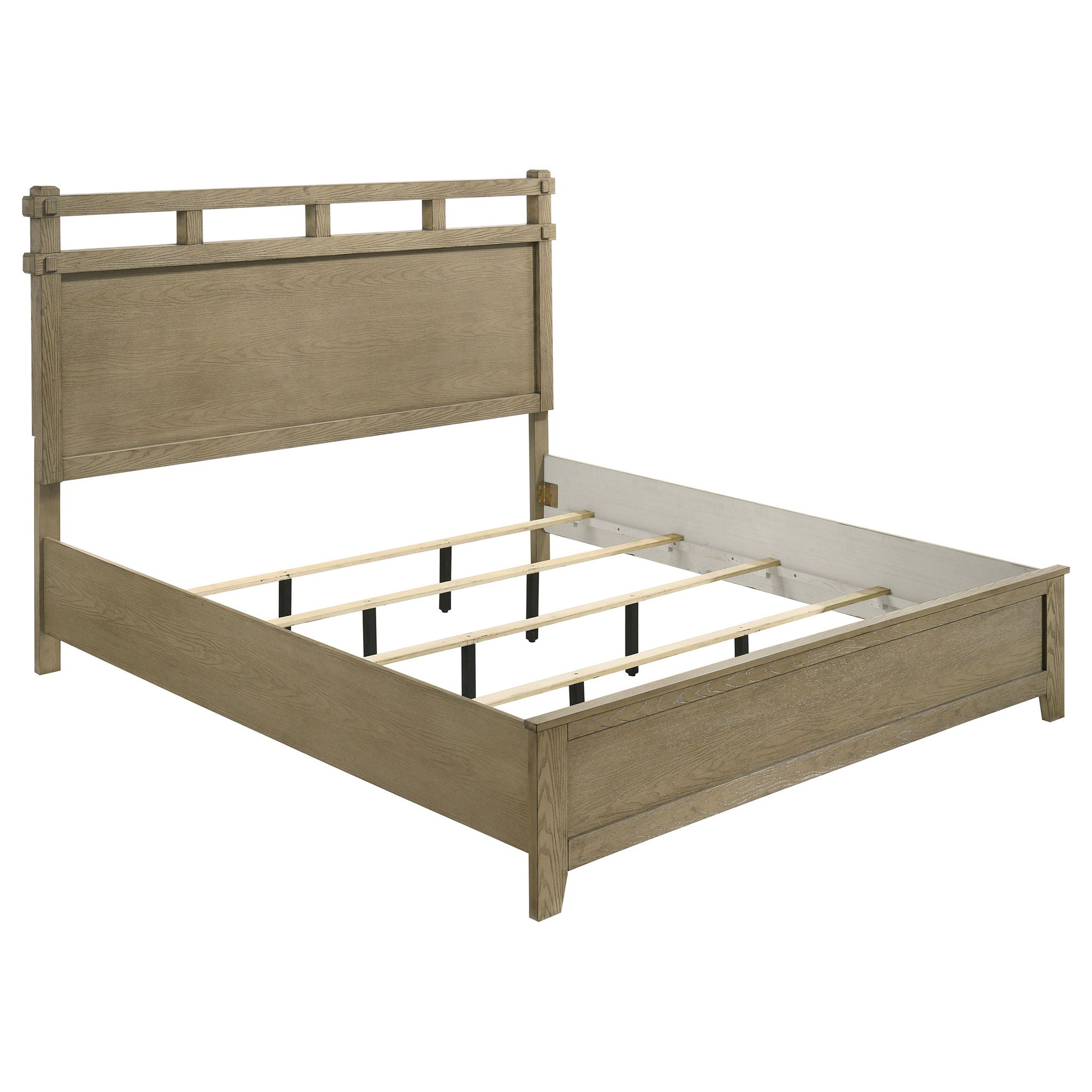 Hazlewood 4-piece Eastern King Bedroom Set Vineyard Oak
